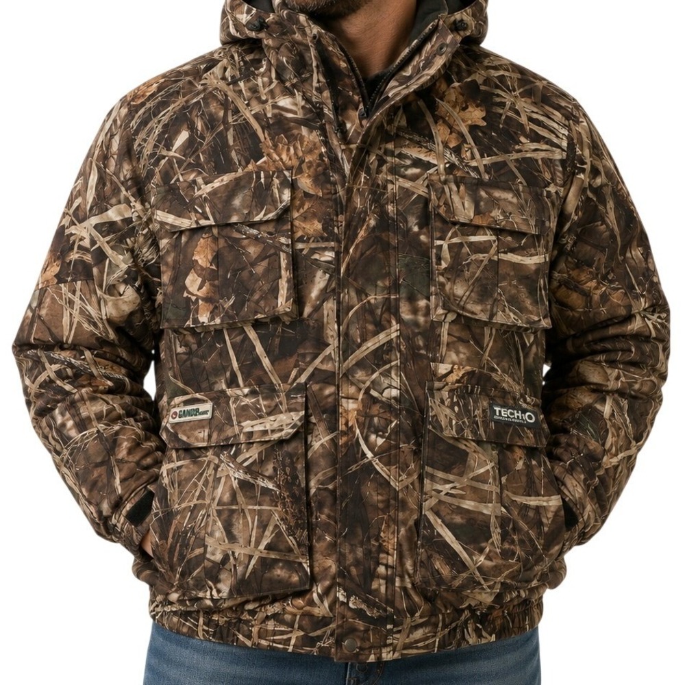 Gander Mountain Camo TechH2O Hunting Jacket Men's Large